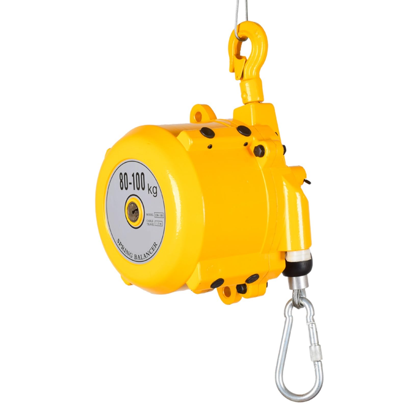 WEKONUMEX Retractable Spring Balancer, Retractable Spring Balancer Multiple Weight Capacities For Hanging Tools In Workshops(80-100kg)