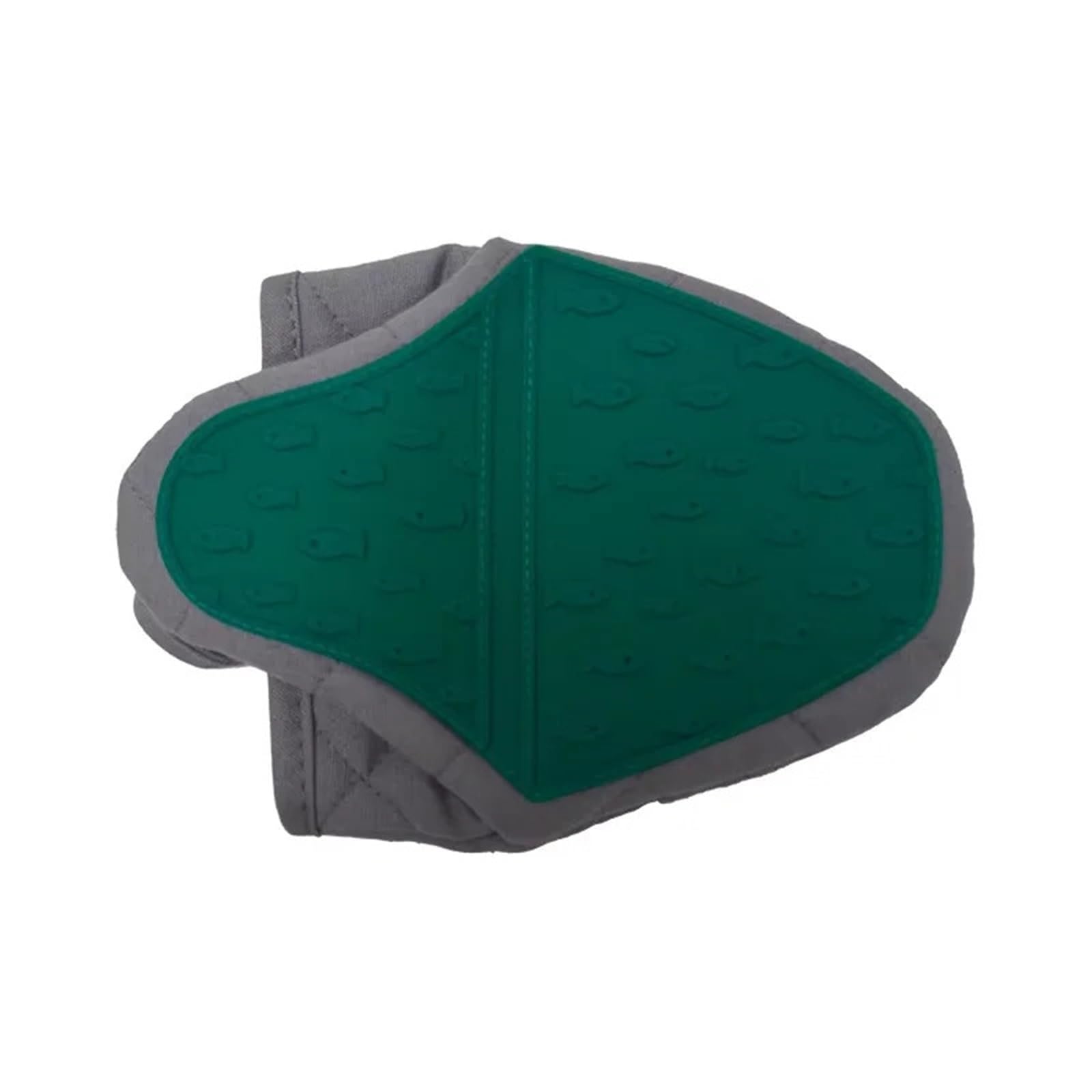 2PCS Fish Shaped Silicone Anti Scald Oven Gloves Kitchen Tray Dish Holder Multi-purpose For Cooking & Baking(Green)
