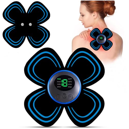Indoor Wireless TENS Machine Wearable Effective Pain Relief,for Back,Arms,Legs and Shoulder Pain,8 massage 19 level Portable TENS Machine for Pain Management,Professional Strength & Rechargeable