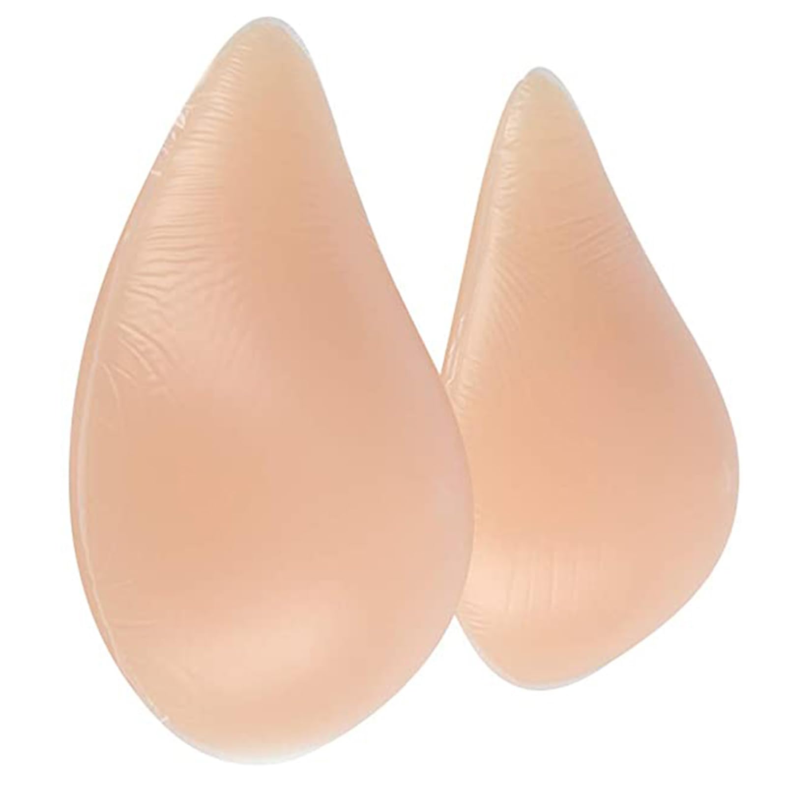 Silikonowe Protezy Piersi Samoprzylepne Wzmacniacze Pooperacyjne Do Mastektomii W Kształcie łezki Dla Crossdresserów I Cosplay 1 Para(400g/pair, Nude)