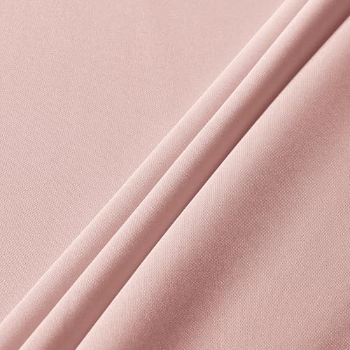 Image of sancua Rectangle Tablecloth - 60 x 84 Inch - Stain and Wrinkle Resistant Washable Polyester Table Cloth, Decorative Fabric Table Cover for Dining Tables, Buffet Parties and Camping, Blush