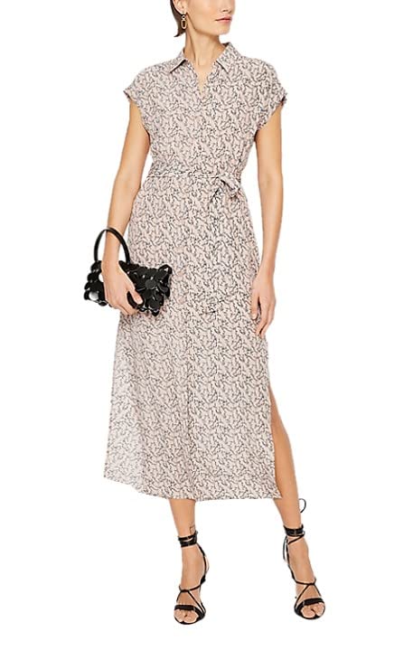 CLUB MONACO Womens Danielle Dress, Pink Base/Rose, 0 US at Amazon Women's  Clothing store