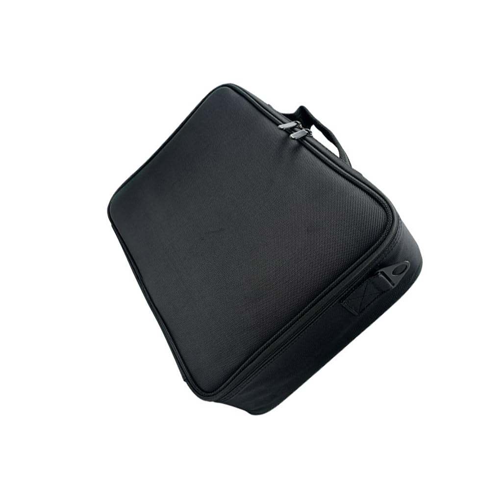 Custodia per trucco Scatola portaoggetti Porta cosmetici Resistenza all'usura Spazzole di grande capacità Scomparti organizer Astucci per gioielli, M