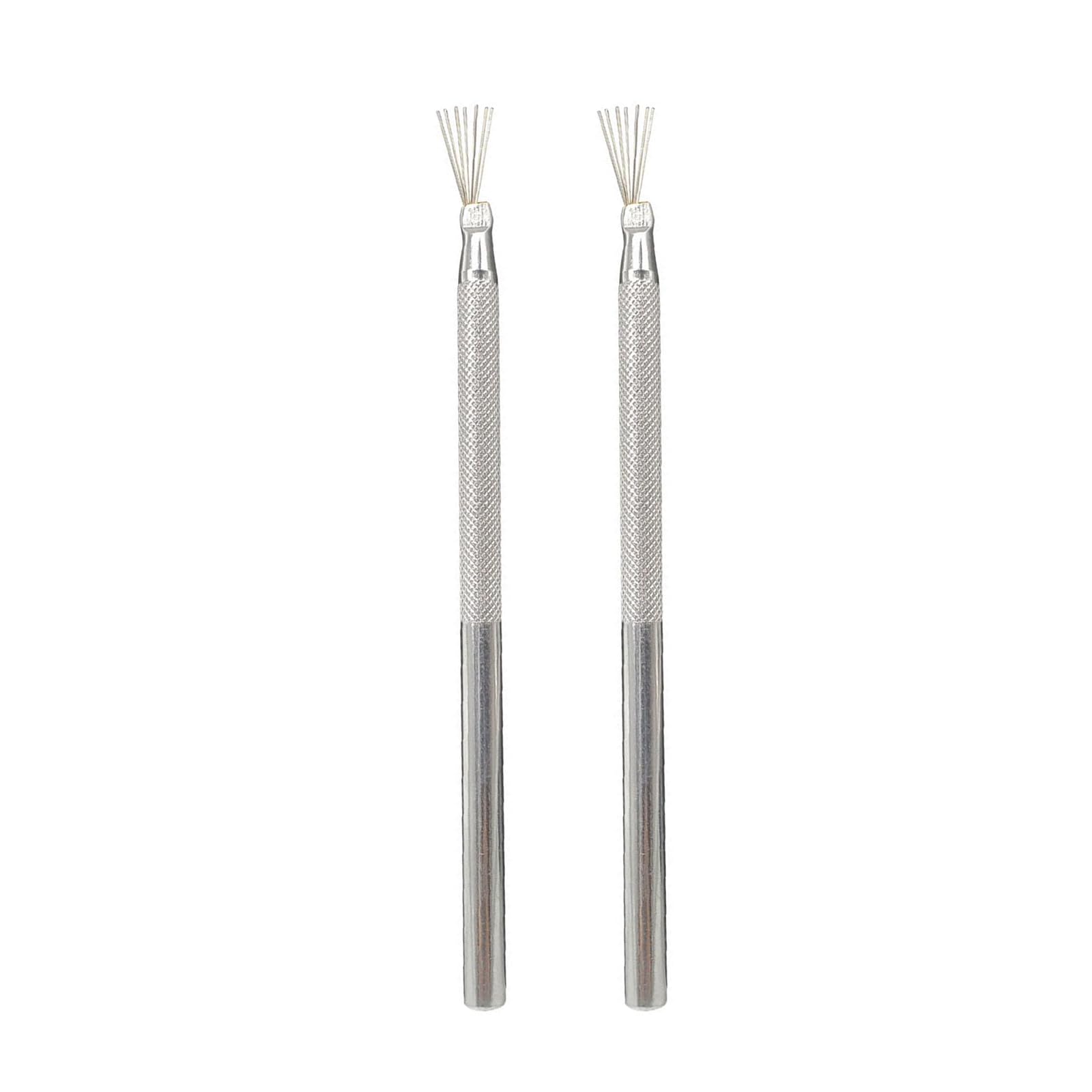 Jazuaiao 2pcs Clay Needle Tools Feather Wire Texture Tool for Clay Pottery Sculpting Tool Pottery Brush Cake Decorating Needle Tools