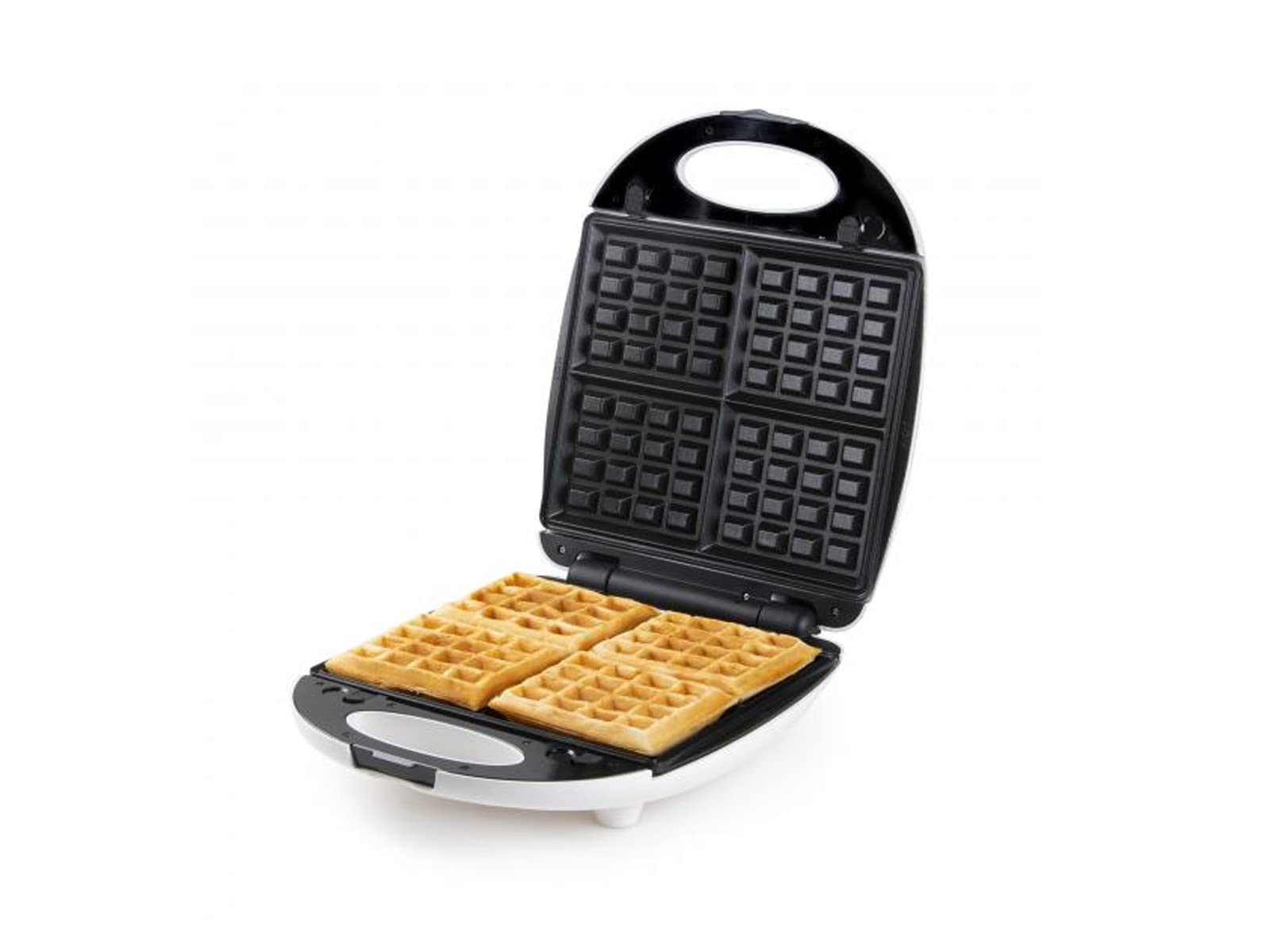 Sandwichera XXL 2 en 1, 4 placas de conchas y gofrera, 1200 W