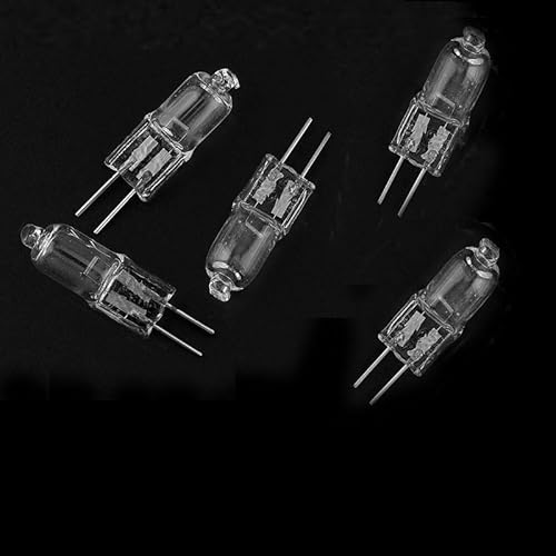 JZLBBC 5PCS Halogen Light Bulbs G4 Halogen Bulb 20W 24V Dimmable Warm White G4 Halogen Capsule Bulbs for Kitchen Hood, Ceiling Lights,35W