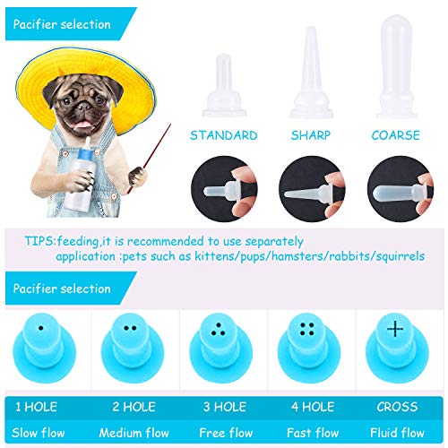 image for Frienda Pet Feeding Bottle Kit, Squeeze Liquid Cat Nursing Bottle Need