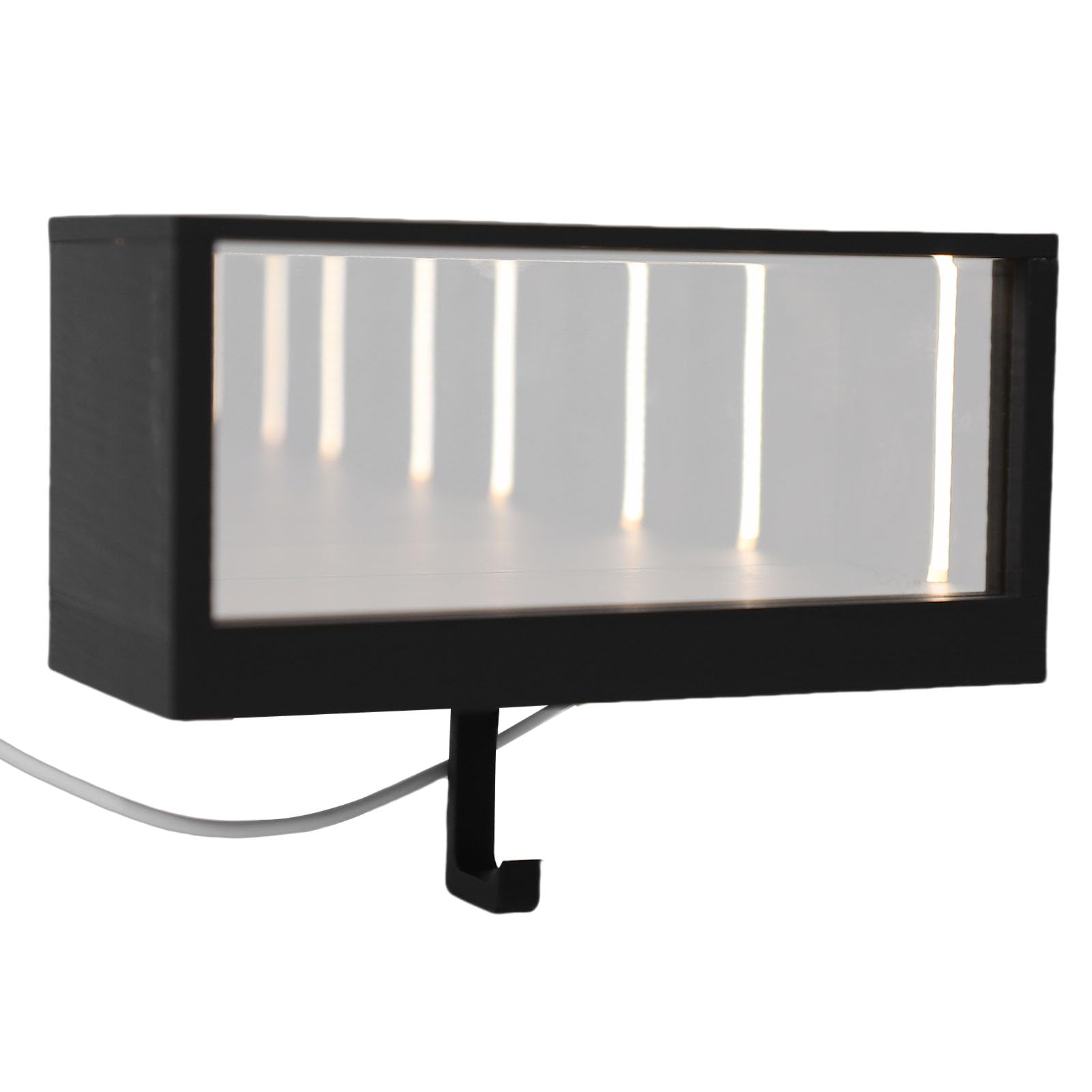 Garage Keychain Hanger, LED Light Key Holder for Entryway Hallway Office Decor, Car Garage Key Holder & Car for Wall, Wall Mount for Entryway