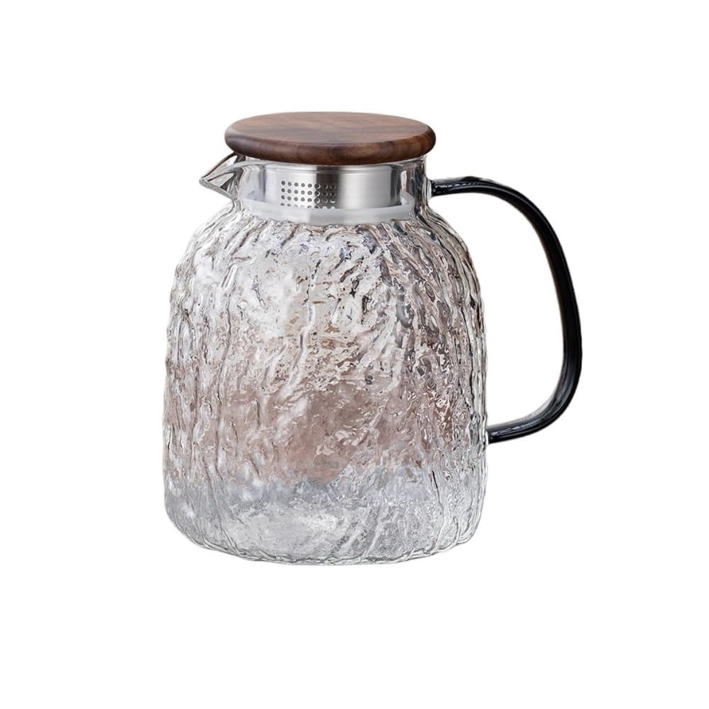 Czajniczek Czajnik ze szkła żaroodpornego o pojemności 1800 ml, czajnik do użytku domowego o dużej pojemności