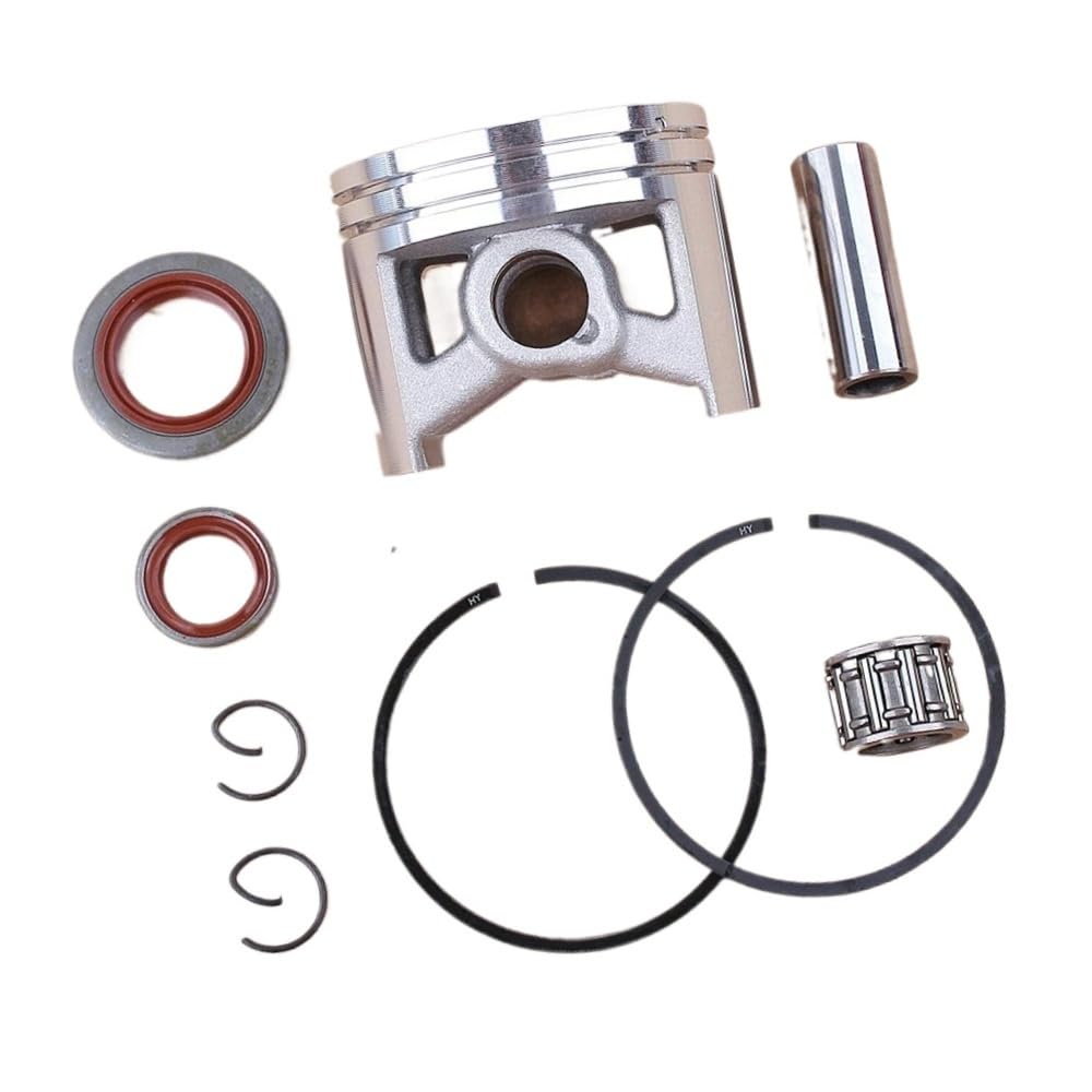 Kit piston 50 mm et cage aiguilles pour tronçonneuse 044 MS440 joint huile 1128 030 2015