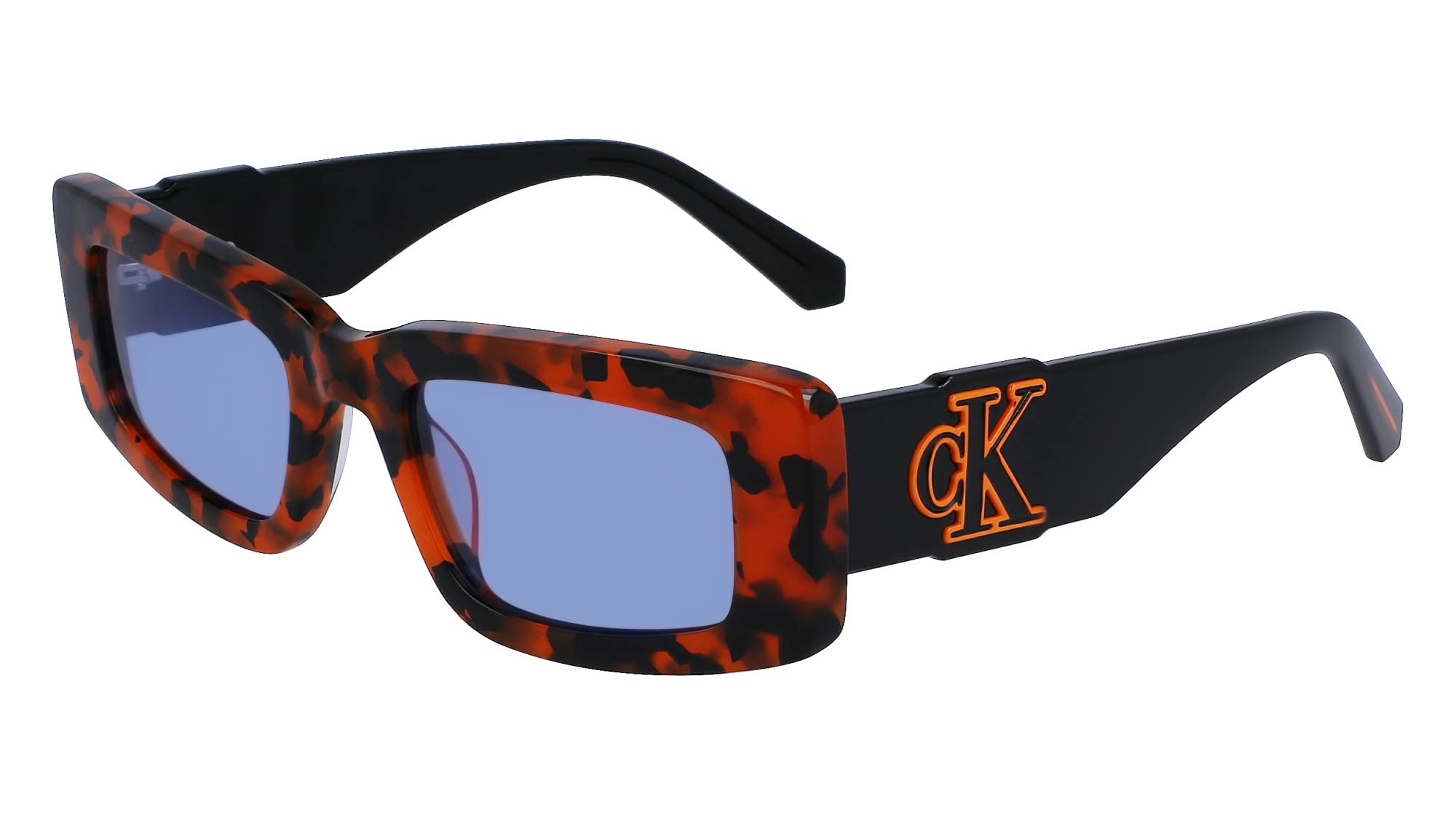 Calvin Klein Jeans CKJ23609S CKJ23609S 239 orange havana sole Unisex Kids Acetate, Standard, 52