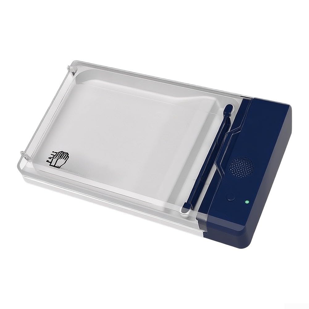 ABS Auto Glove Dispenser Portatile 22cm Verde Blu (Blu)