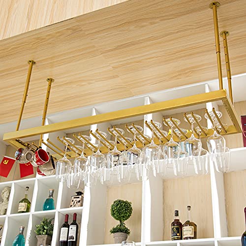Soporte de vino con portavasos para colgar miniatura 6