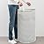 Haundry Thickened Tall Laundry Basket with Handle, Large Collapsible Round Laundry Hamper Bin Laundry Bag for Clothes Storage (Grey Stripe)