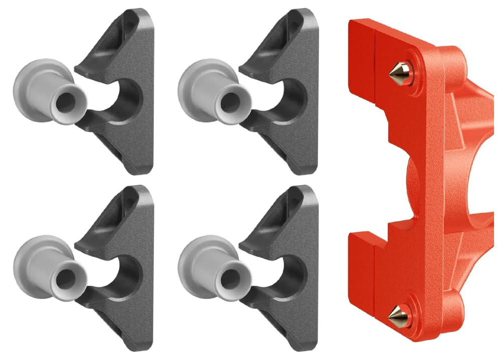 Button Fix Type 2 Compact Push On Bracket Connector Push & Click x4 + 1 Marker Tool