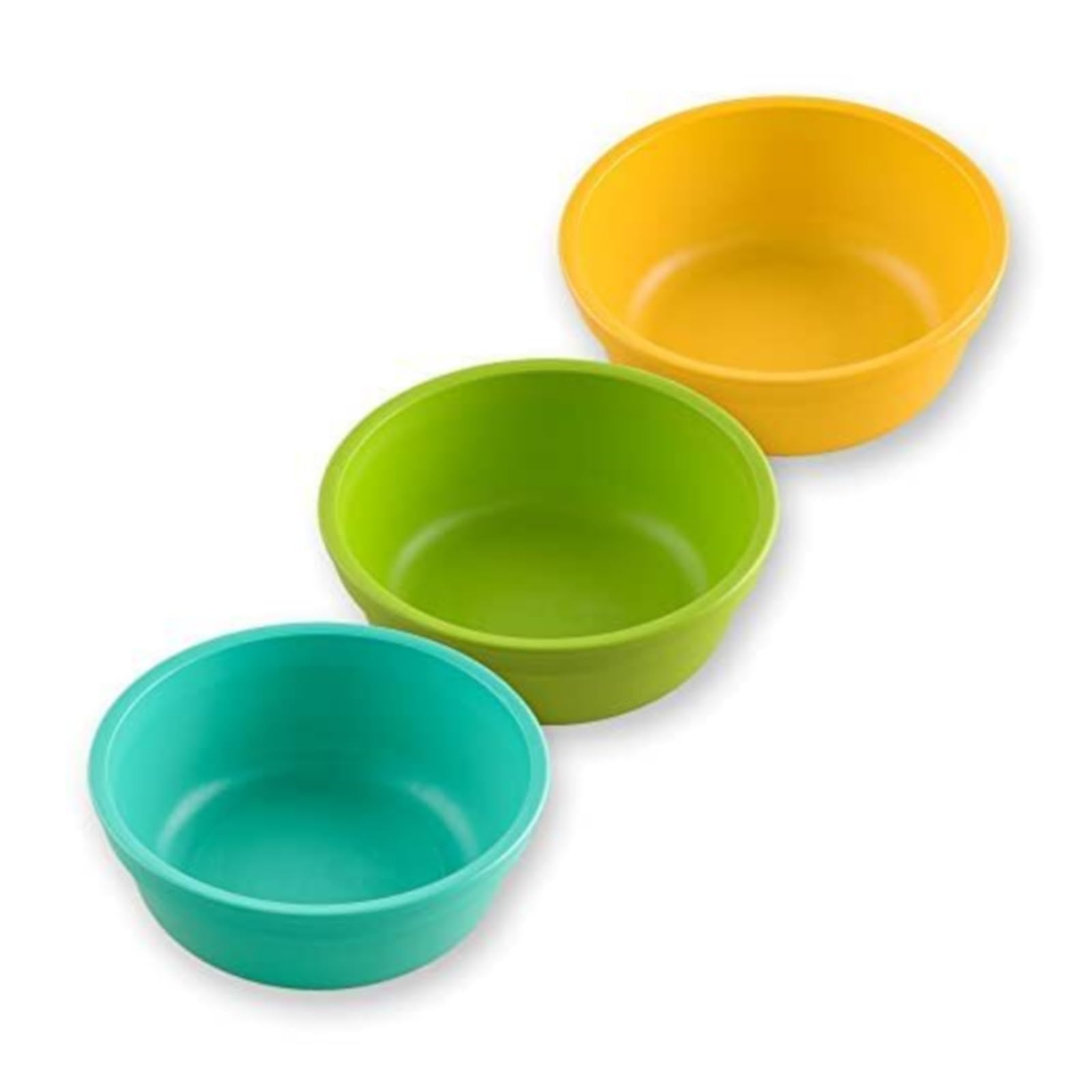 Re-Play Bowls, Aqua, Green, Sunny Yellow, 3-Count