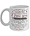 To My Wife I Love You Mug - Gift For Wife - Best Gift For Wedding Anniversary - Great Birthday Gift Idea For Her - Wife mug