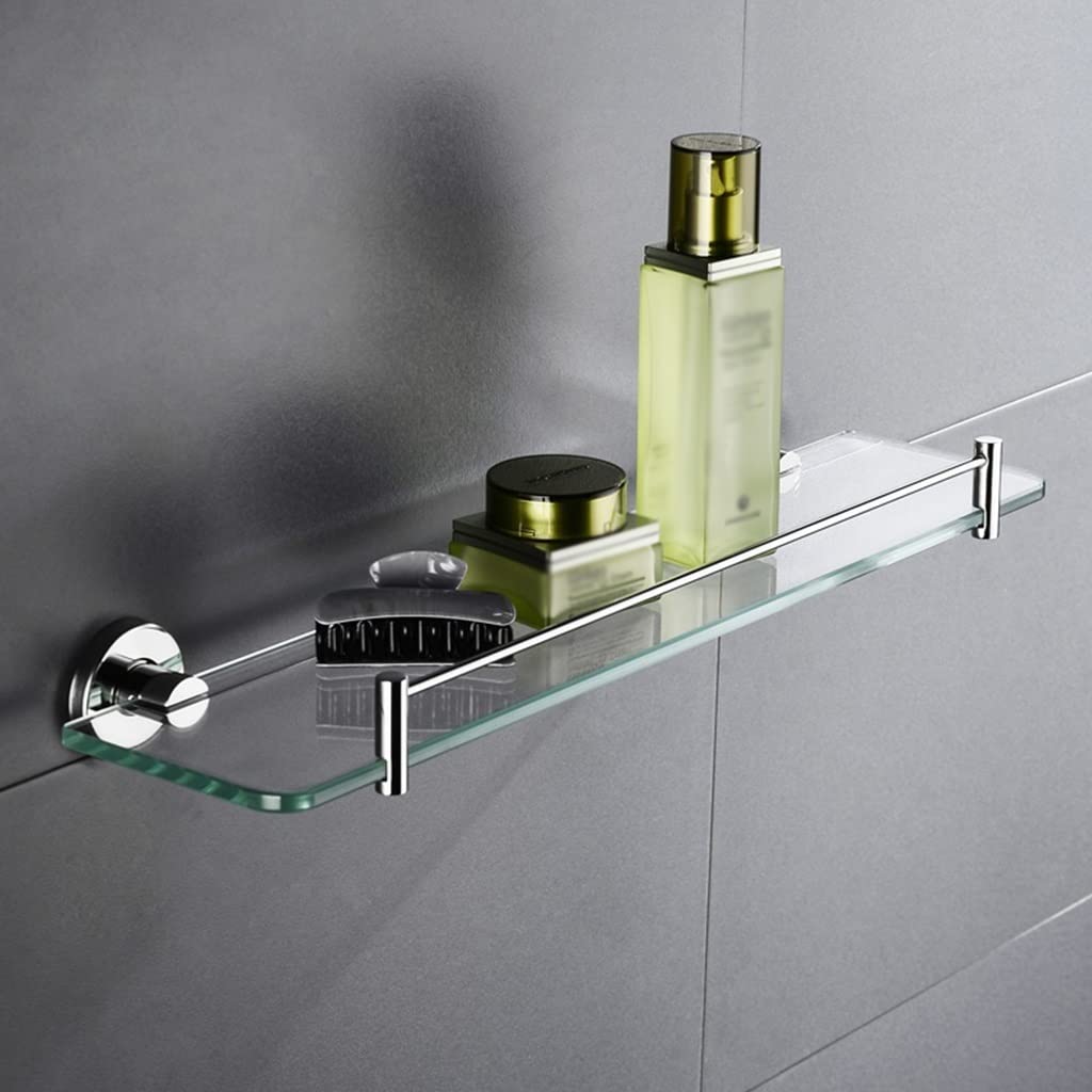 Scaffali da Bagno squisiti Porta mensole per Doccia da Bagno in Vetro da Bagno, Scaffale cosmetico per Doccia in Vetro Stile Moderno a Strato Singolo (Color : 4 PCS)