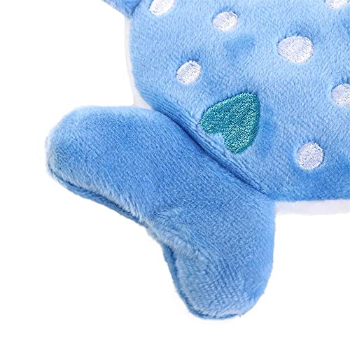 Shark Plush Wallet Women Coin Purse Cosmetic Bag Earphone Purse Cartoon Shark Chirstmas Gifts Mini Earphone Bag Small Items Bags(Grey) #TOP6