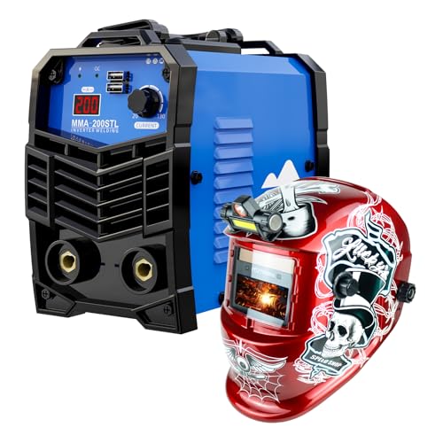 Image of TRQWH 200A MMA Welding Machine 110V & Welding Helmet with Light