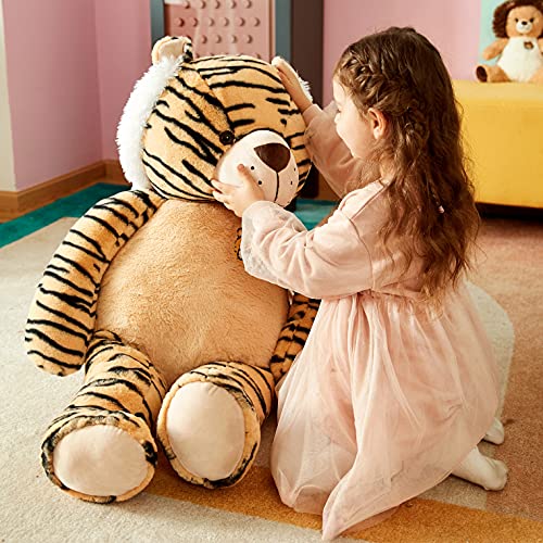 IKASA Groß Tiger Stofftier Riesentiger Plüschtier Gross Tiger Riesen Kuscheltier Riesige Stofftiere Groß Kuscheltiere… – Bild 7