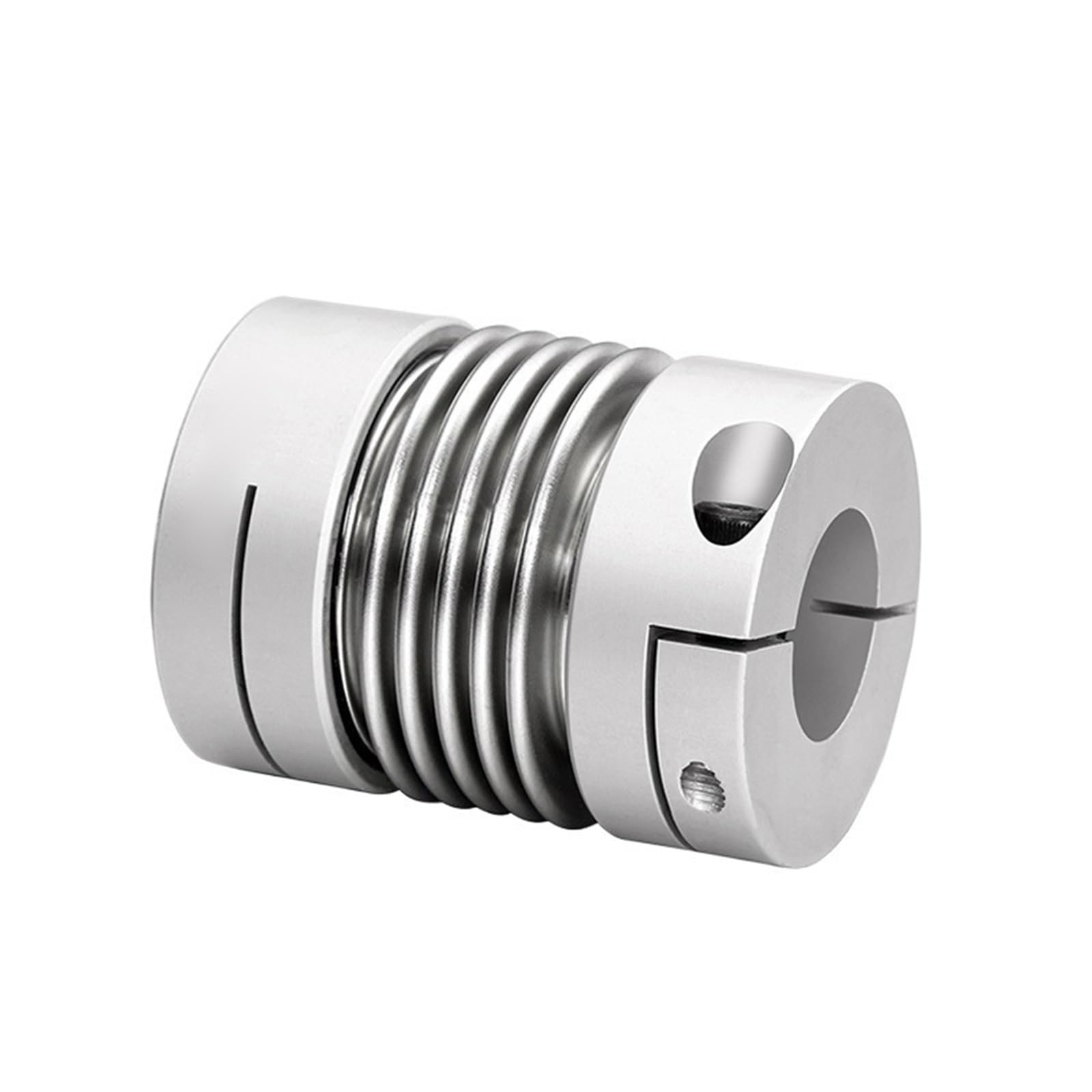 1pc Balg Kupplung Klemme D65mm L81mm Koppler for Servo Motor Aluminium Legierung Welle Stecker Gerillt Elastisch(20X24mm)