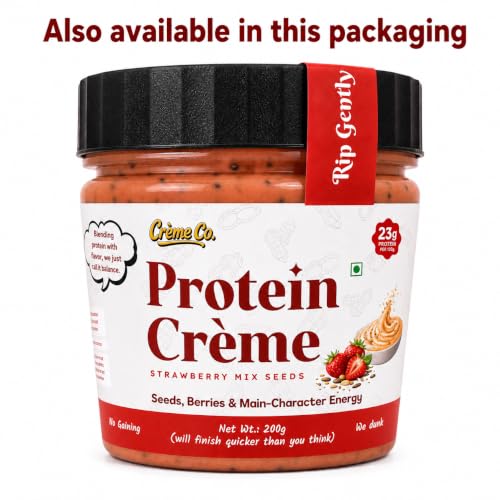 Image of CREME CO. Strawberry Mixed Seeds Gourmet Protein Creme - 200G