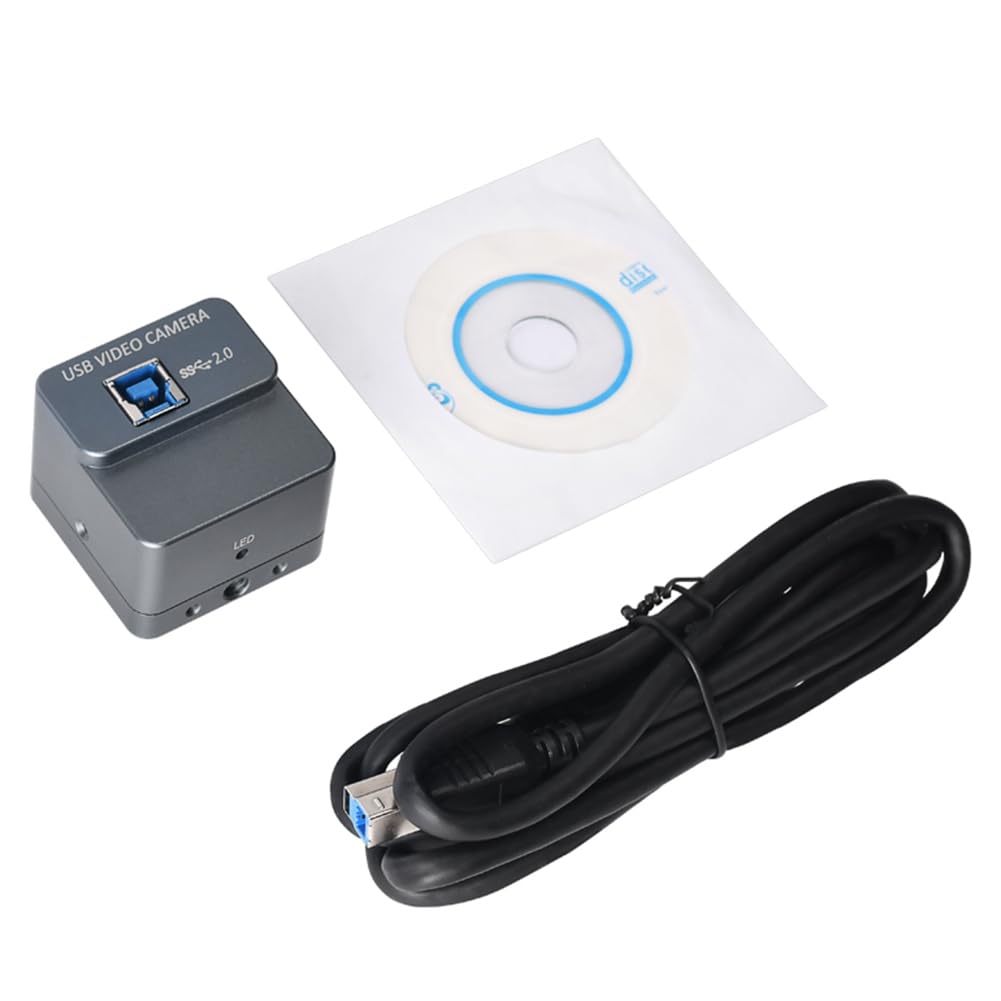 CáMara de Microscopio USB 4K UHD CáMara USB Digital de 8MP con Sensor de 1/1,8 Pulgadas, Interfaz USB2.0