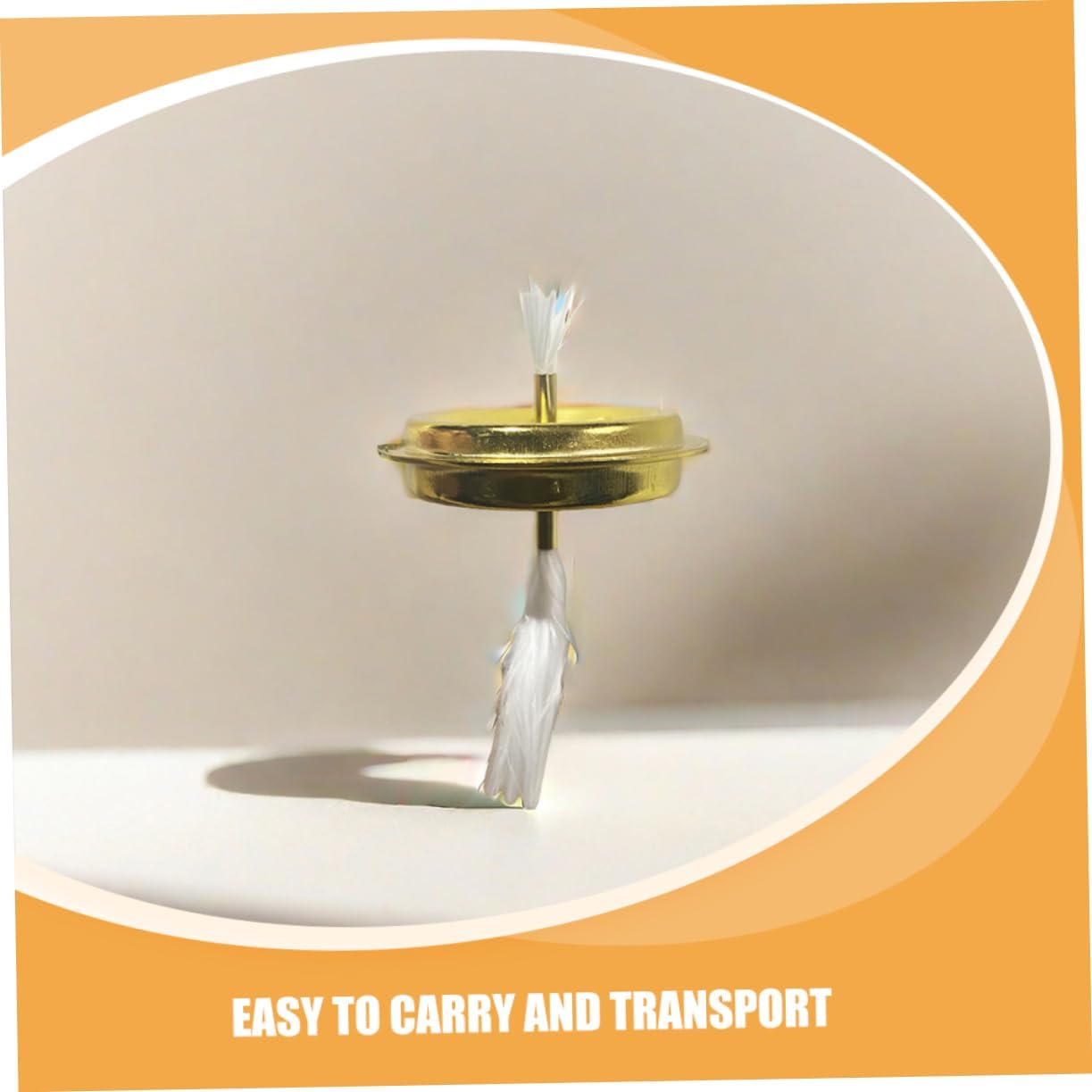 5pcs Oil Lamp Floating Wick Holders for Kerosene Lamps, Aluminum