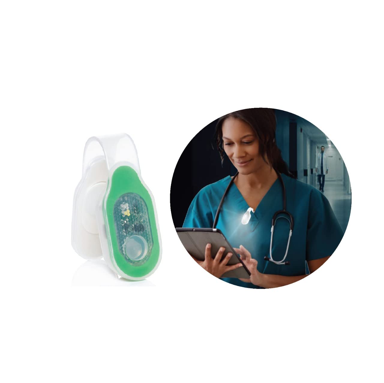 TDL – Luz de Seguridad LED magnética Recargable – Silicona con 3 Modos de luz Senderismo, Paseos de Perro, Correr, Correr – señal de Emergencia para Coche y hogar