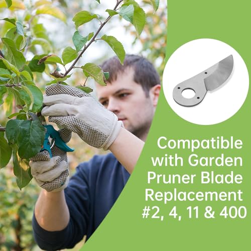 Hand Pruner Blade Kit Replacement for Pruners #2, 4, 11 & 400, Spare Cutting Blade for Garden Pruning Shears & Bypass Clippers,Including Spare Cutting Blade, Pruner Spring & Adjustment Key - Image 3