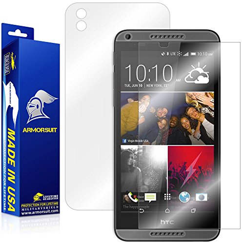 Armorsuit MilitaryShield® HTC Desire 816 Screen Protector + Full Body Skin Anti-Bubble Ultra HD Shield w/Lifetime Replacements