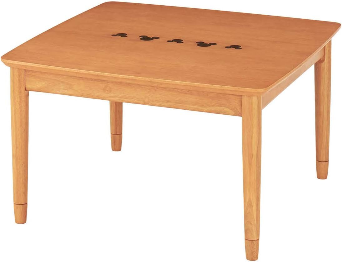 Amazon ベルメゾン ディズニー こたつテーブル 年中使える 継ぎ脚 こたつ ミッキーマウス ナチュラル タイプ 長方形 Belle Maison ベルメゾン こたつテーブル