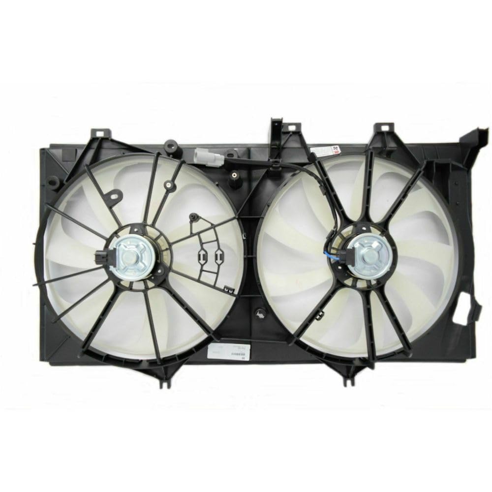 MAPHRWZ Radiator and Condenser Cooling Fan for Toyota for Camry 2.5L 2012-2017 TYC622760 163610V420 230-0439