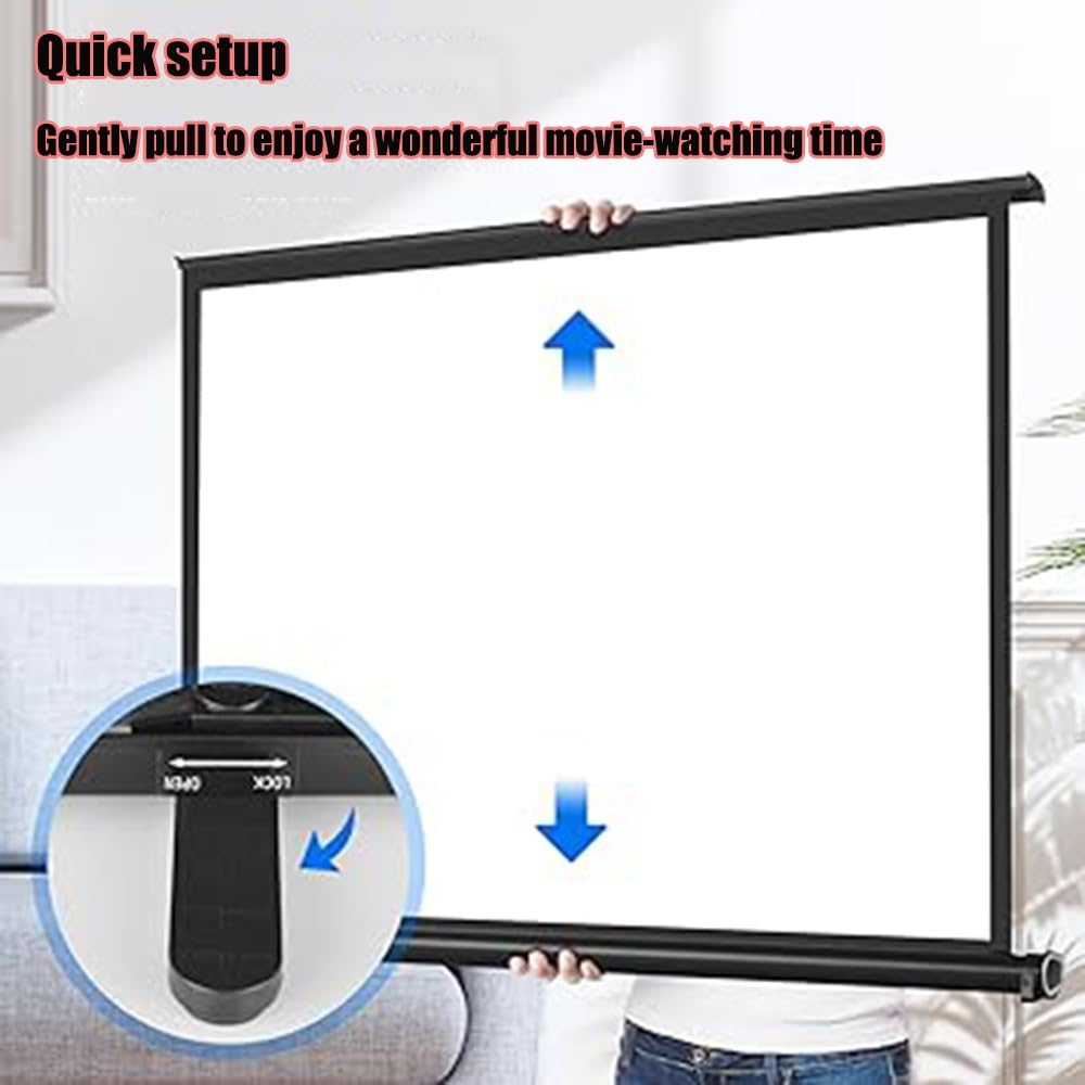 Ecran De Projection Autoportant Écran Vidéoprojecteur Bureau