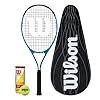 Wilson Ultra Power Tennis Racket Series + Performance Cover & 3 Championship Tennis Balls (verschillende modellen beschikbaar)