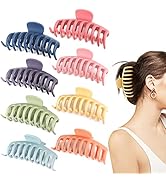 8 Pack 4.3 Inch Large Hair Claw Clips For Women Thin Thic Aa | Cuotas Sin Interés - View #2
