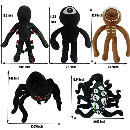 Ysnhsye Doors Plush Toy Set, Terror Game Friends Plush, Stuffed Plush,Gifts For Children And Friends, Halloween (10Pcs) #TOP5