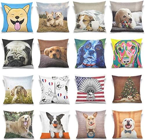 Miniatura 5 de Suabo - Funda de cojín personalizable con fotos de mascotas, imágenes o texto