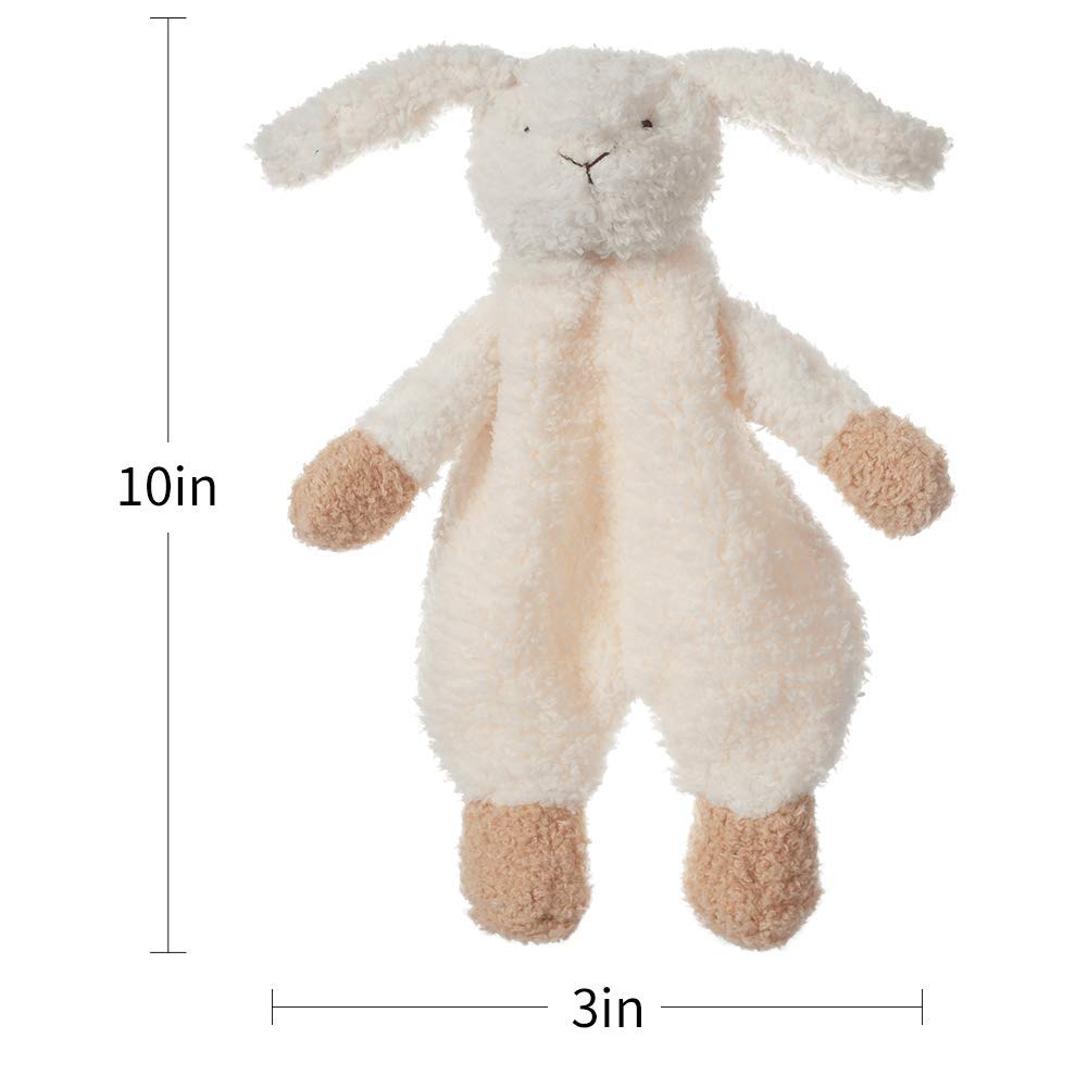 Apricot Lamb Manta de Seguridad de Albaricoque y Cordero con Peluche, diseño de Animales de Peluche,Turbante de Conejo Humanoide