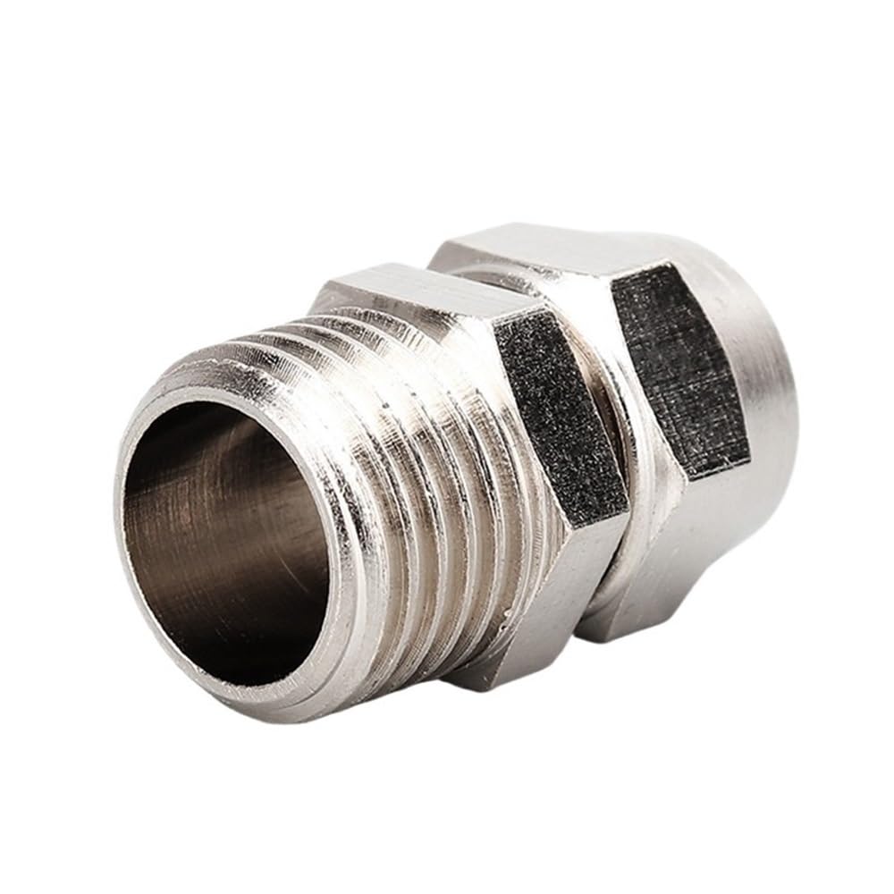 Zdud One Color Quick Connect Hose Fittings,Fast Pneumatic - Joint Coupler Connector For 4Mm, 6Mm, 8Mm Tubes 1 Piece(14Mmx1/4Inch)