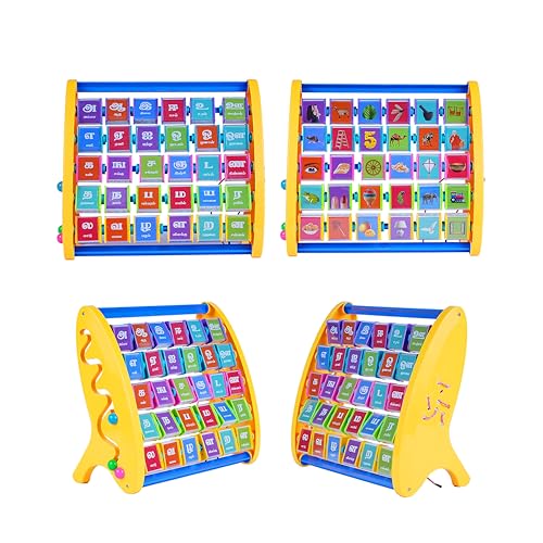Image of FLYI STEM 3-in-1 Educational Toy Set for Kids | 3+ Years | Tamil Letters with Images | Activity Toy | Learning Shelf Toys, Lacing & Tracing Toy | Montessori | Return Gift Toys
