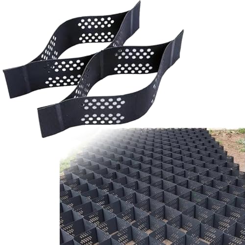 Kies-Stabilisatorgitter, 5,1 cm dicke Wabe für Landschaft, Rasen und Gartenwege, robuster Kunststoff, Kies, Bodengitter (1 x 5 m) Kies-Stabilisatorgitter, 5,1 cm dicke Wabe für Landschaft, Rasen und Gartenwege, robuster Kunststoff, Kies, Bodengitter (1 x 5 m)