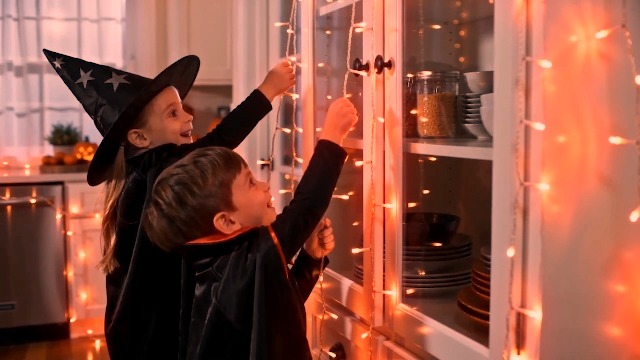 Amazon.com: JMEXSUSS 200 LED Orange Halloween Lights Outdoor