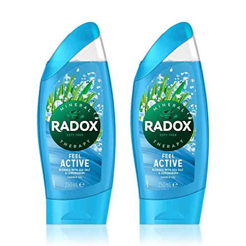 Radox Bath and Shower (Shower Gel Active 2x250ml)