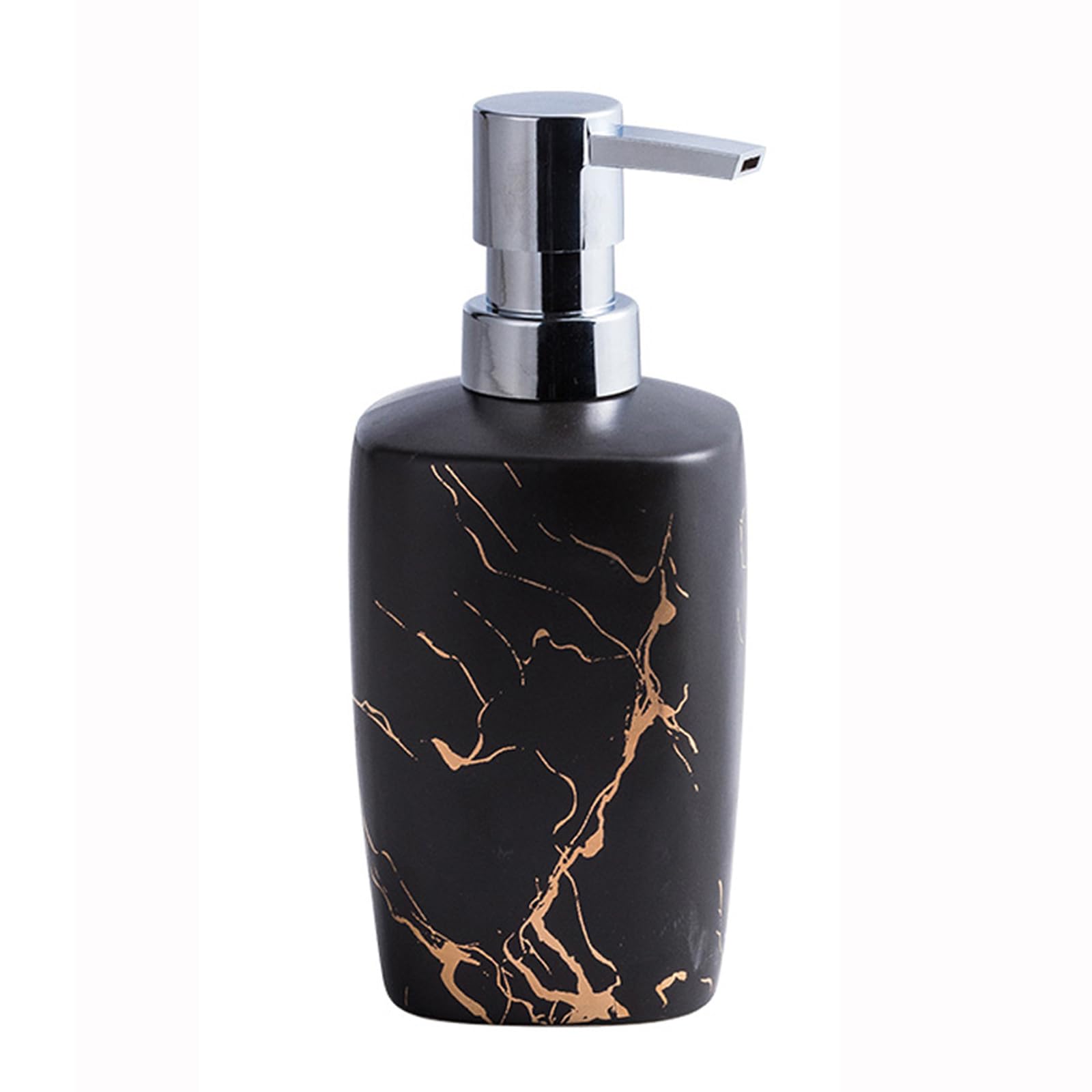 Guoyoocc Ceramic Soap Dispenser 350ml,golden Marble Pattern,green/white/black,soap Dispenser Bottle,pump Bottle,used For Lotion,shower Gel,hand Soap