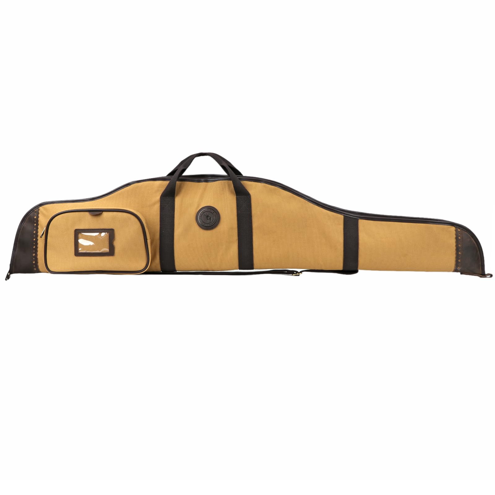 Funda suave de lona para rifle de 116.8 cm, bolsa de transporte acolchada para caza, tiro, arma de fuego, bolsa de almacenamiento
