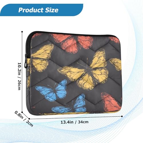 Funda para Laptop de 13-14 Pulgadas con Diseño de Mariposas miniatura 3