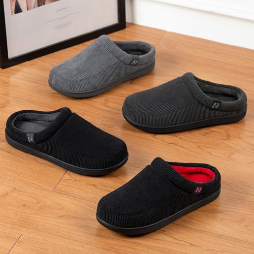 Image of RockDove Men's Ribco Corduroy Slip-On House Slipper