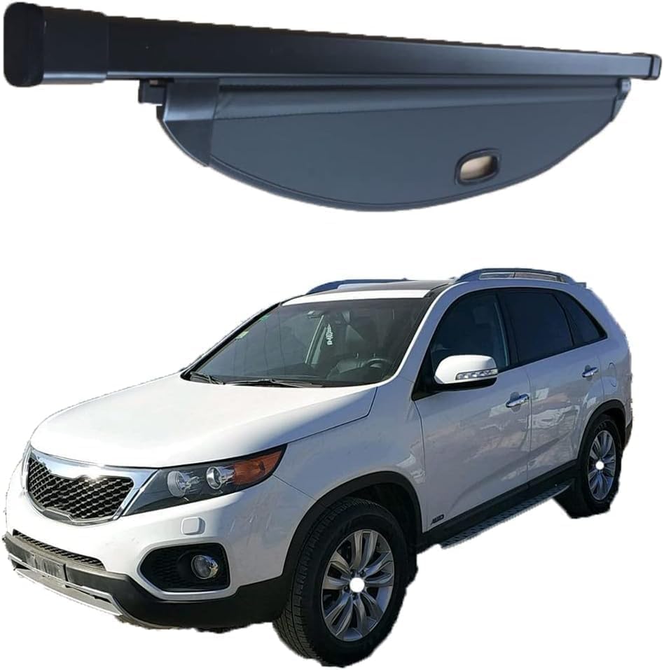 Cubreobjetos retráctil para Kia Sorento que evita robos ocultando el maletero